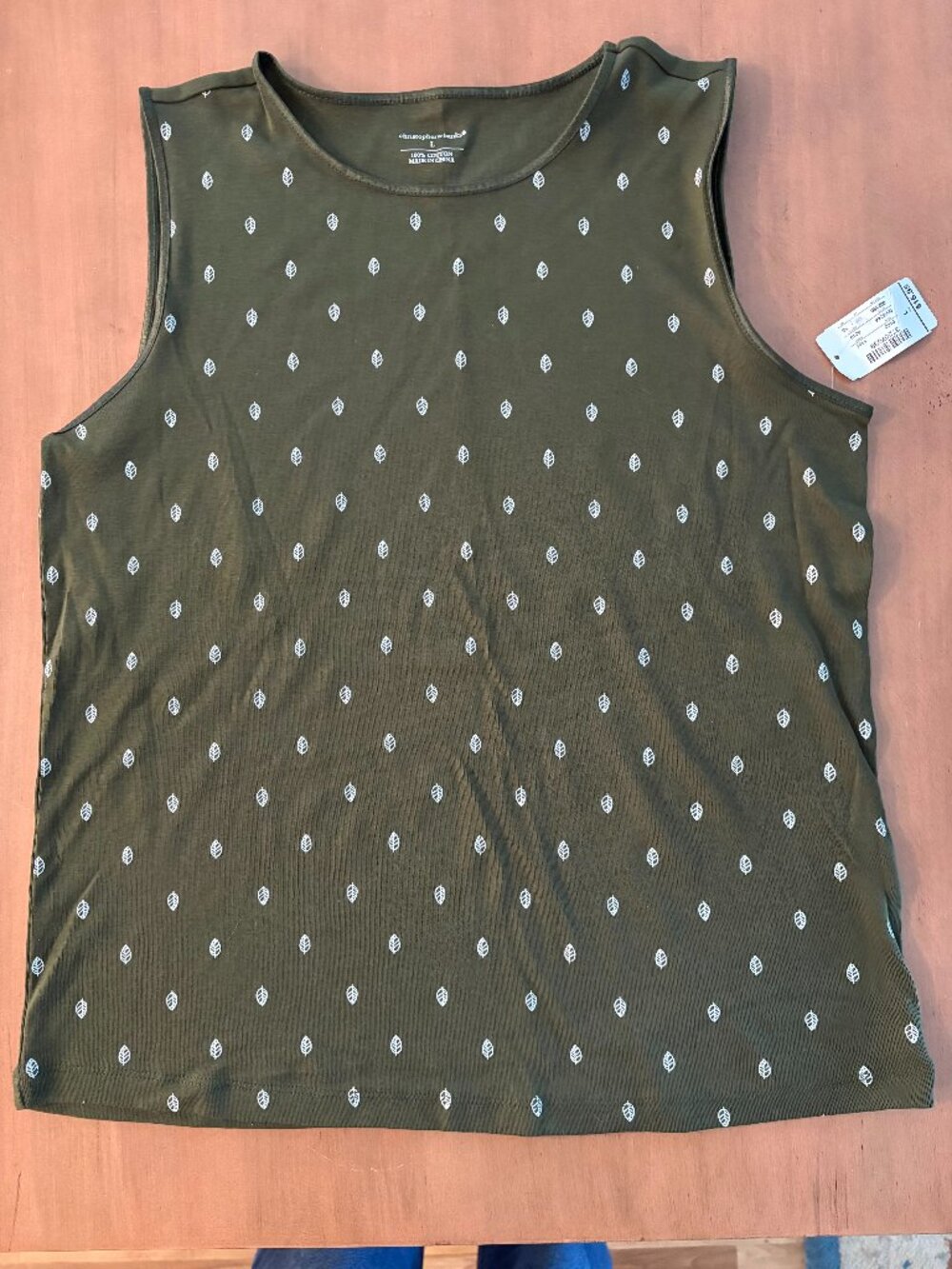 NWT Christopher & Banks Sleeveless Top, size L